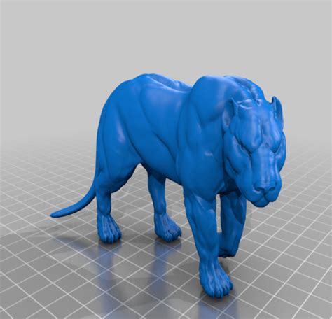 豹子3D打印模型_豹子3D打印模型stl下载_动物3D打印模型-Enjoying3D打印模型网