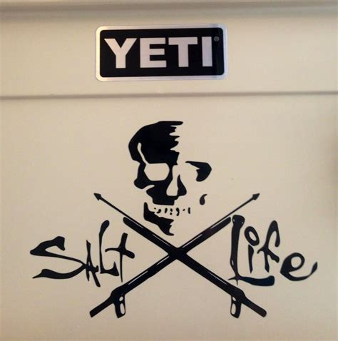 Vinyl salt life decal | Salt life decals, Salt life stickers, Salt life