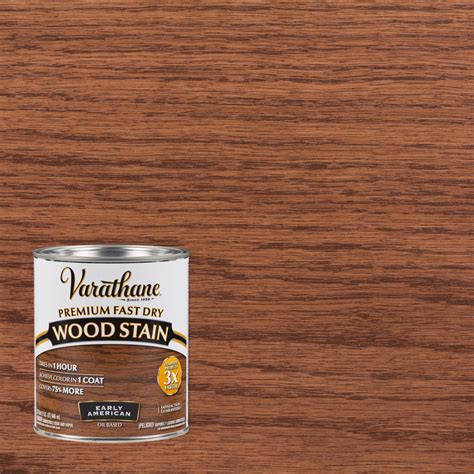 Free Shipping! Varathane Early American Fast Dry Wood Stain Quart ...