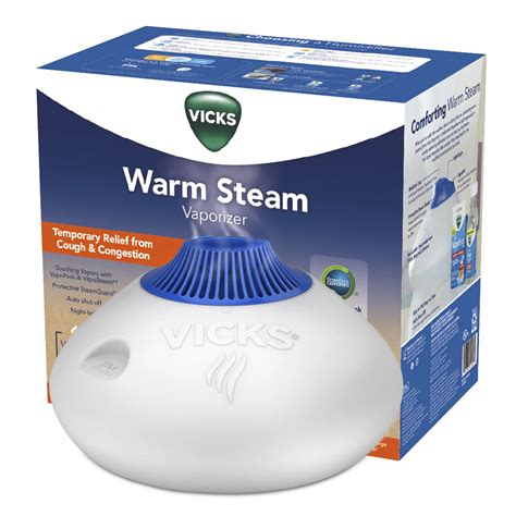 Vicks Warm Steam Vaporizer - Soothing Warm Mist for Comfort