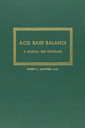 Buy Acid-base Balance: A Manual for Clinicians Book Online at Low ...