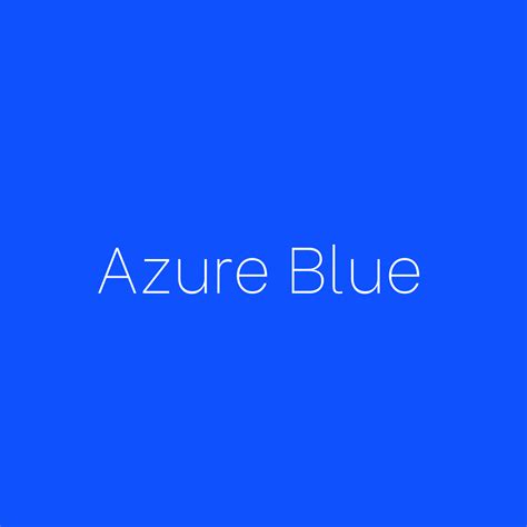 Dive into Serenity: Embrace the Azure Blue Color Trend for Spring ...