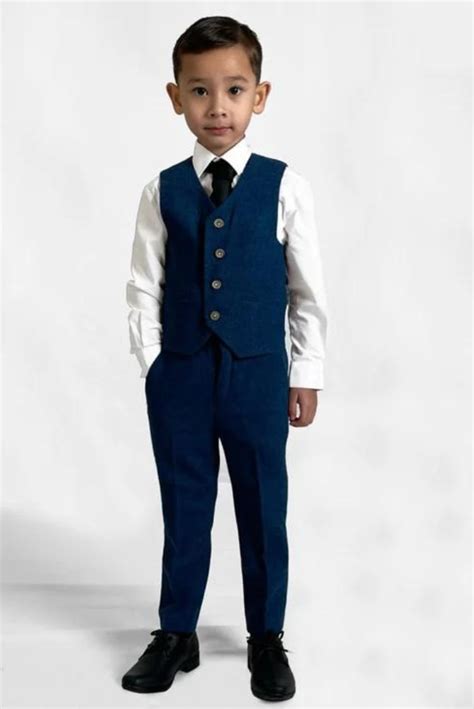 Boys Tweed 3 Piece Suit | Kids Wedding Suit | Children's Wear| Sainly ...
