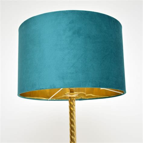 1960's Vintage French Brass Rope Twist Floor Lamp - Retrospective ...