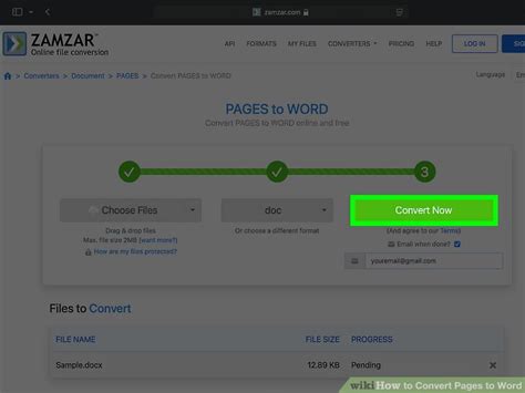 Image result for How to Convert Pages File to Word