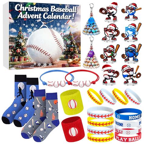 2025 Christmas Advent Calendar 24-Day Baseball Advent Calendar ...