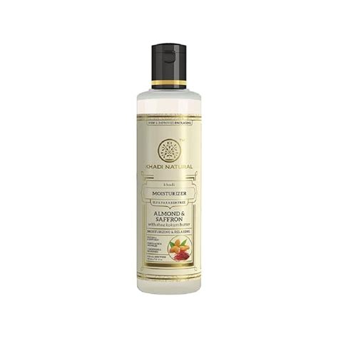 Khadi Natural Almond & Saffron Herbal Moisturizer | Deeply Nourishing ...