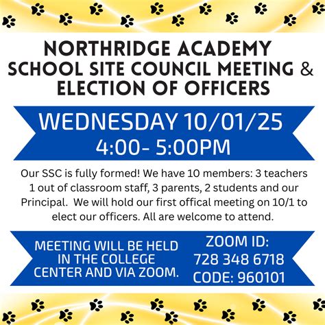 School Site Council (SSC) – School Governance – Northridge Academy High ...