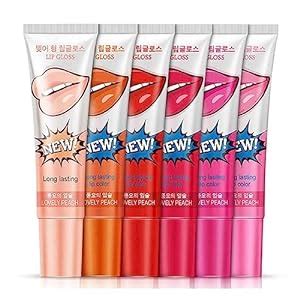 Buy LANELLIE ROMANTIC BEAR Liquid Lipstick Lip Gloss Color Peel Off ...