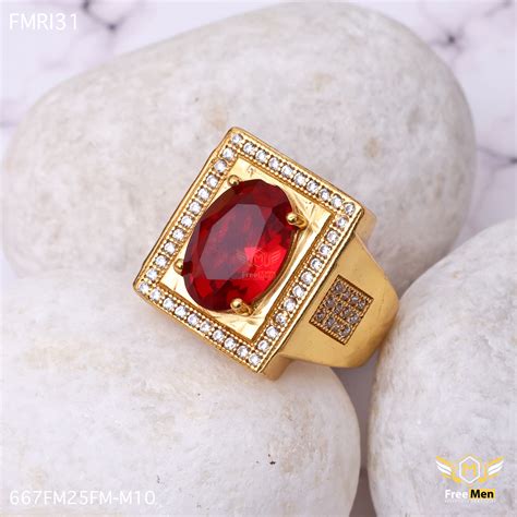 Freemen Oblong Rad AD Design Golden Ring - FMRI31 – Freemen®