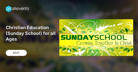 Christian Education (Sunday School) for all Ages, Peace Lutheran Church ...