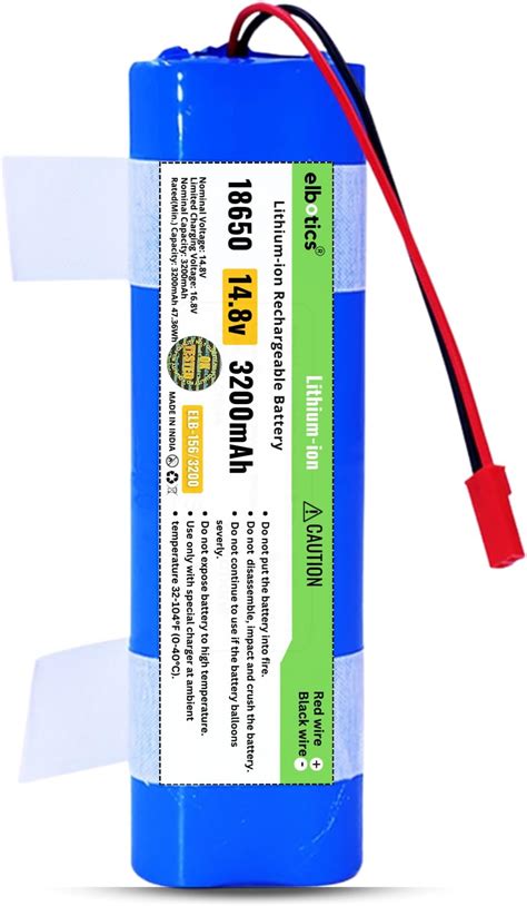ELBOTICS® 14.8V 3200Mah Replacement Lithium Battery for ILIFE V3s Pro ...