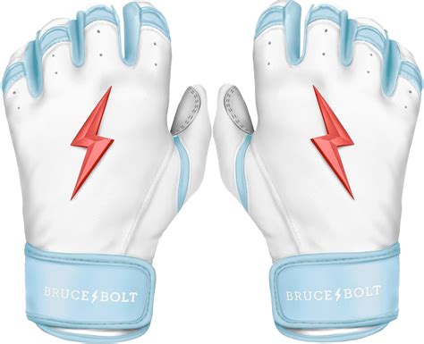 BRUCE BOLT Signature Series Short Cuff Batting Glove, Batting Gloves ...