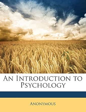 Buy An Introduction to Psychology Book Online at Low Prices in India ...