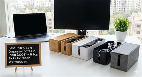 Best Desk Cable Organizer Boxes in India (2026) – 5 Top Picks for Clean ...