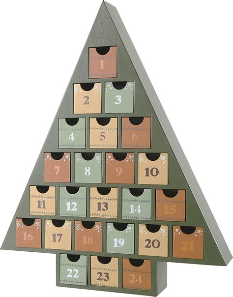 Amazon.com: JOEJET Wooden Advent Calendar 2025, 24 Days Countdown to ...