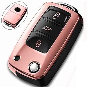 COMPONALL for VW Key Fob Cover,Compatible for VW Beetle Passat Tiguan ...