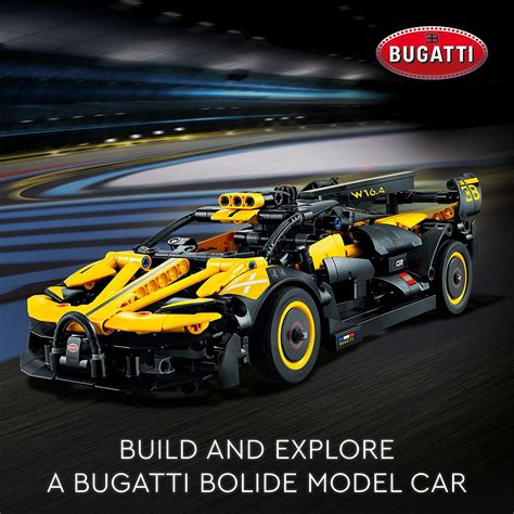Buy LEGO Technic Bugatti Bolide Racing Car Model Building Kit For Ages ...