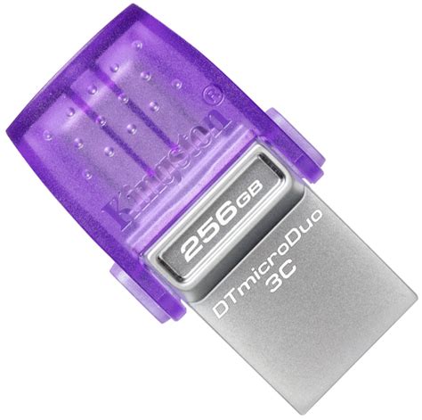 Флеш память USB Kingston DataTraveler MicroDuo 3С Gen3 256GB USB-A+USB ...