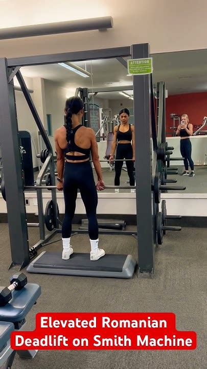 Elevated Romanian Deadlift (RDL) on Smith Machine - YouTube