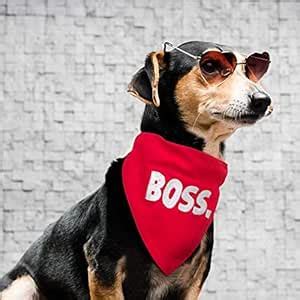 That Dog In Tuxedo BOSS Dog Bandana/Scarf with Adjustable Dog Pet ...