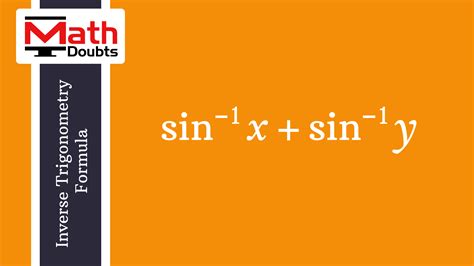 Inverse Functions Using Sine 的图像结果