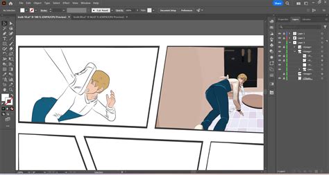 The progress of page 10(The truth under the table) by Yuki-11 on DeviantArt