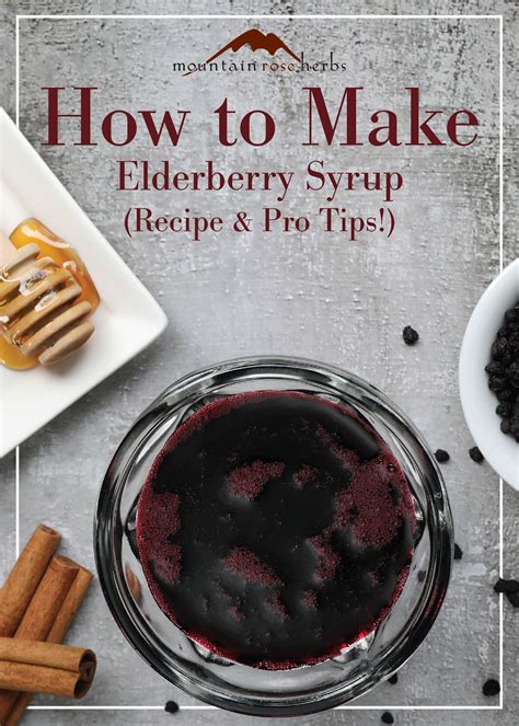 How to Make Elderberry Syrup for Immune System Support | Recipe ...