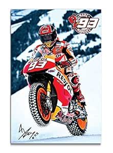 Tamatina Moto GP Sticker Posters | Matte Vinyl Stickers | Marc Marquez ...
