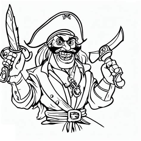 Print Pirate coloring page - Download, Print or Color Online for Free