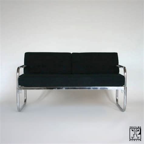 Tubular steel couch/daybed in Bauhaus design - ZEITLOS – BERLIN