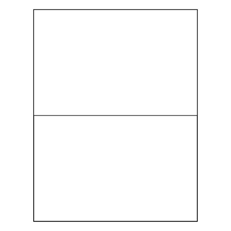 8.5" x 5.5" Sheet Labels | 2 UP | 1,000 Pack — PrintSaveRepeat.com