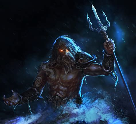 Poseidon, Trident, Fantasy, Sea, God 4k, HD Wallpaper | Rare Gallery
