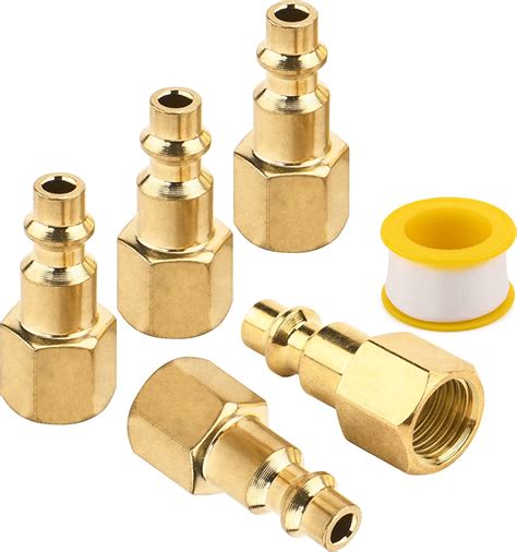 SILATU 1/4 Air Hose Fittings - 1/4 Inch Quick Connect Air Hose Fitting ...