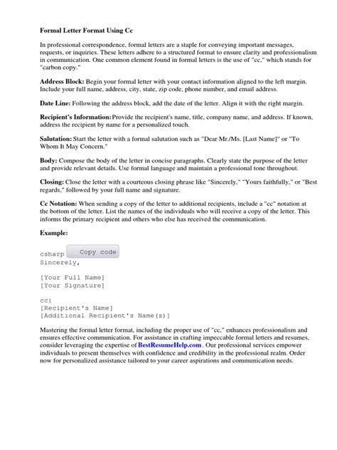 Letter CC Format 的图像结果