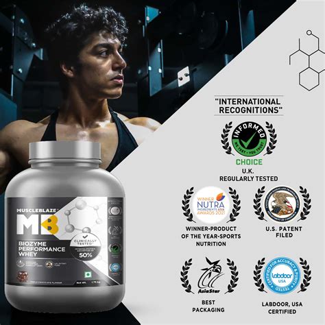 Buy MUSCLEBLAZE BIOZYME PERFORMANCE WHEY PROTEIN|LABDOOR USA CERTIFIED ...