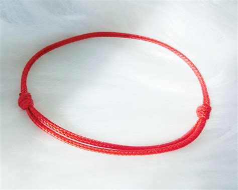 Red String Bracelet, Red Cord Bracelet, Lucky Bracelet, Protection Bracelet, Thread Bracelet ...