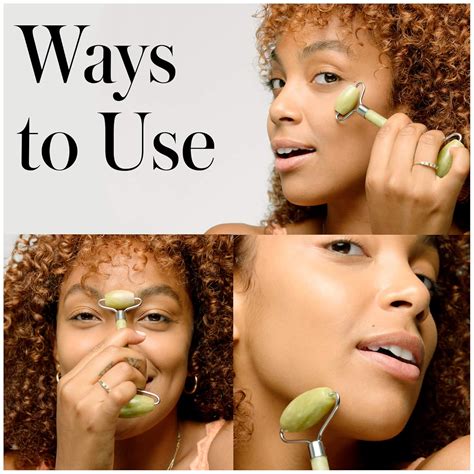 Buy Jade Stone Face Roller by Revlon, Dual-Sided Face Massager to Cool ...