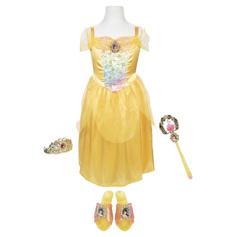 Buy Disney Princess Belle Tiara to Toe Dress Up Set, Includes 5 Pieces ...