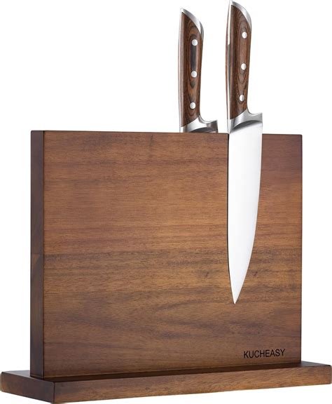 Magnetic Knife Holder - KUCHEASY Double Sided Magnetic Knife Block ...