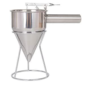 Buy Stainless-Steel Funnel Pancake Batter Dispenser - Removable ...