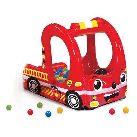 Banzai Rescue Fire Truck Play Center Inflatable Ball India | Ubuy