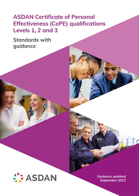 ASDAN Website | Certificate of Personal Effectiveness Level 1 and 2