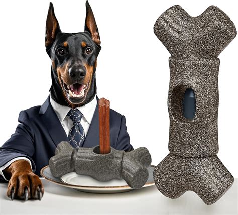 Amazon.com: Agelux Bully Stick Holder for Dogs - Serrated Metal Chew ...