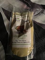 Pearl Organic Skincare Saffron Rose Petal Face Pack Natural Treatment ...