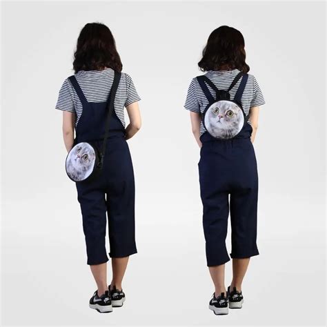Cartoon Cat Kids Round Kindergarten Bag Mini Crossbody Shoulder Bag – CRAZE
