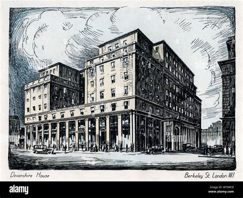 Devonshire house london hi-res stock photography and images - Alamy