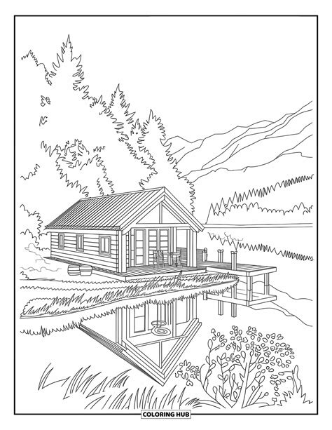85+ Scenic Coloring Pages for Kids & Adults (Free Printable PDFs)