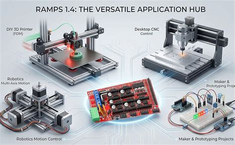 Robocraze RAMPS 1.4 3D Printer Controller Board Compatible with Arduino ...