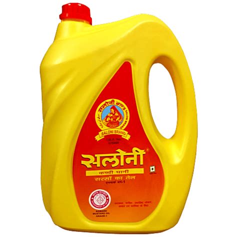 Buy Saloni Kachchi Ghani Pure Mustard Oil - Enhances Flavour, Rich In ...